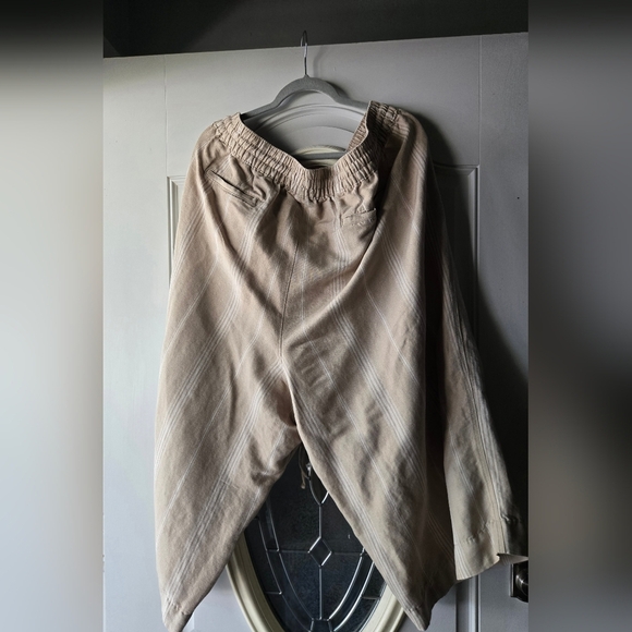 Lane Bryant Tan Linen Blend Cropped Pants-Size 26/28 - Picture 5 of 5